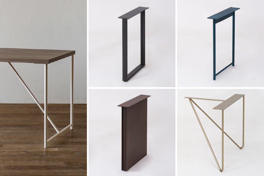 自由な脚のデザインのイメージ写真